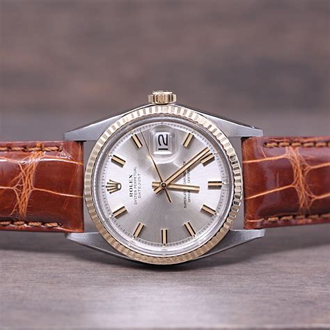 fake leather strap rolex|leather strap for rolex datejust.